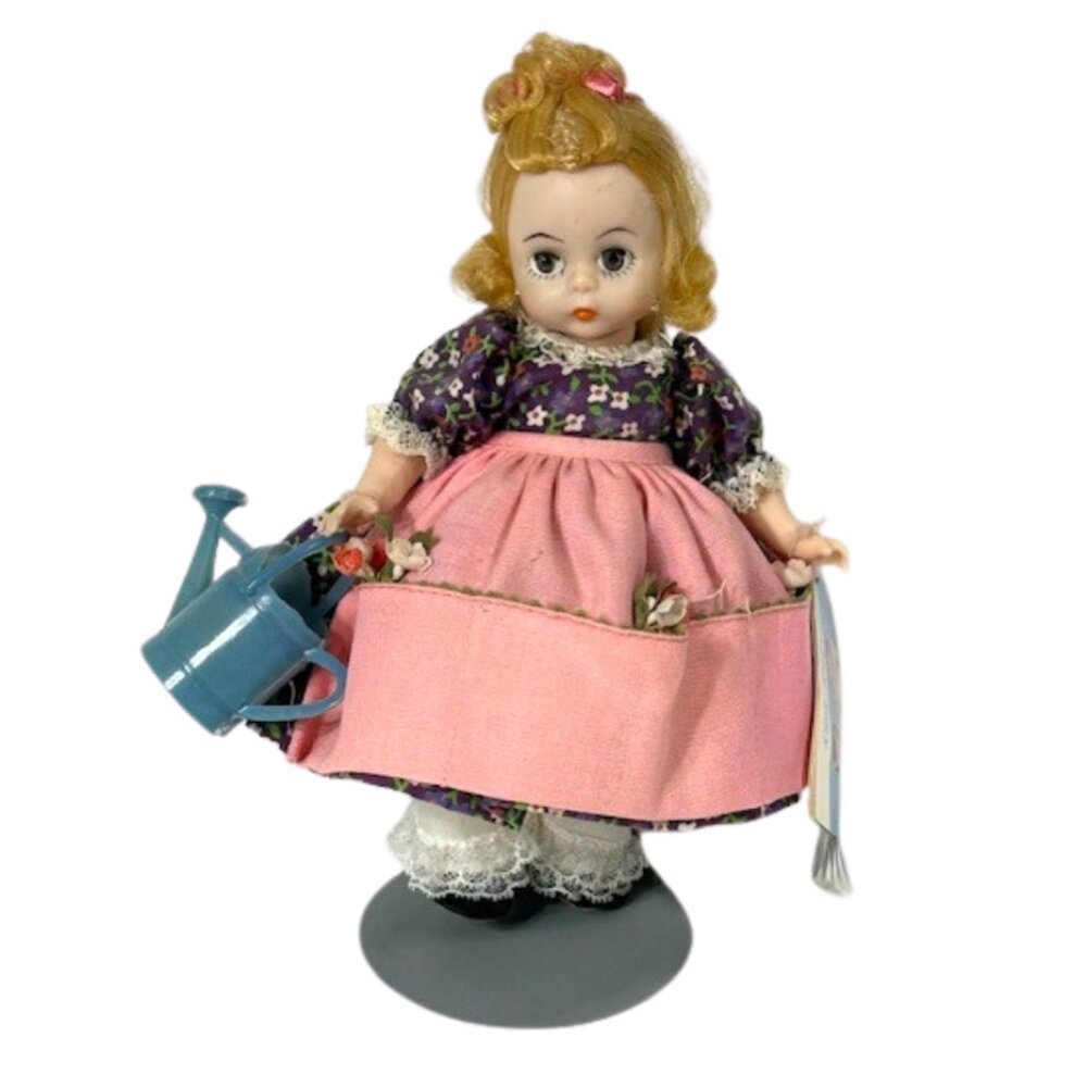 Madame Alexander restrung 8" Mary Mary doll with stand